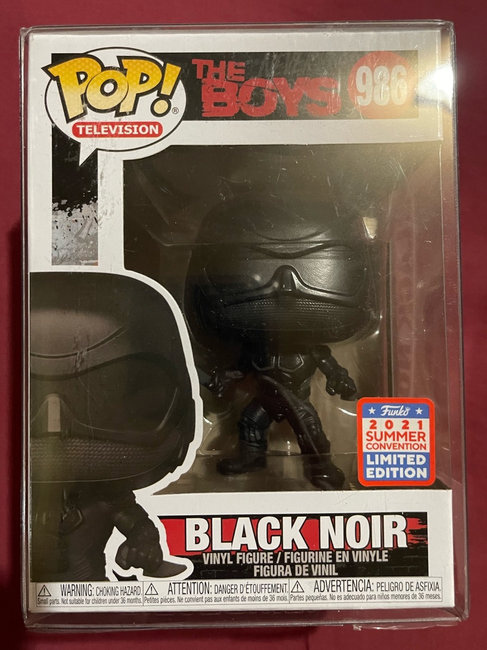 Funko Pop! The Boys #986 Black Noir - Black Vinyl Figure